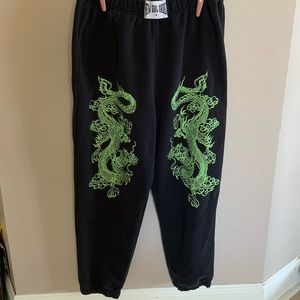 NEW GIRL ORDER joggers with graphic design